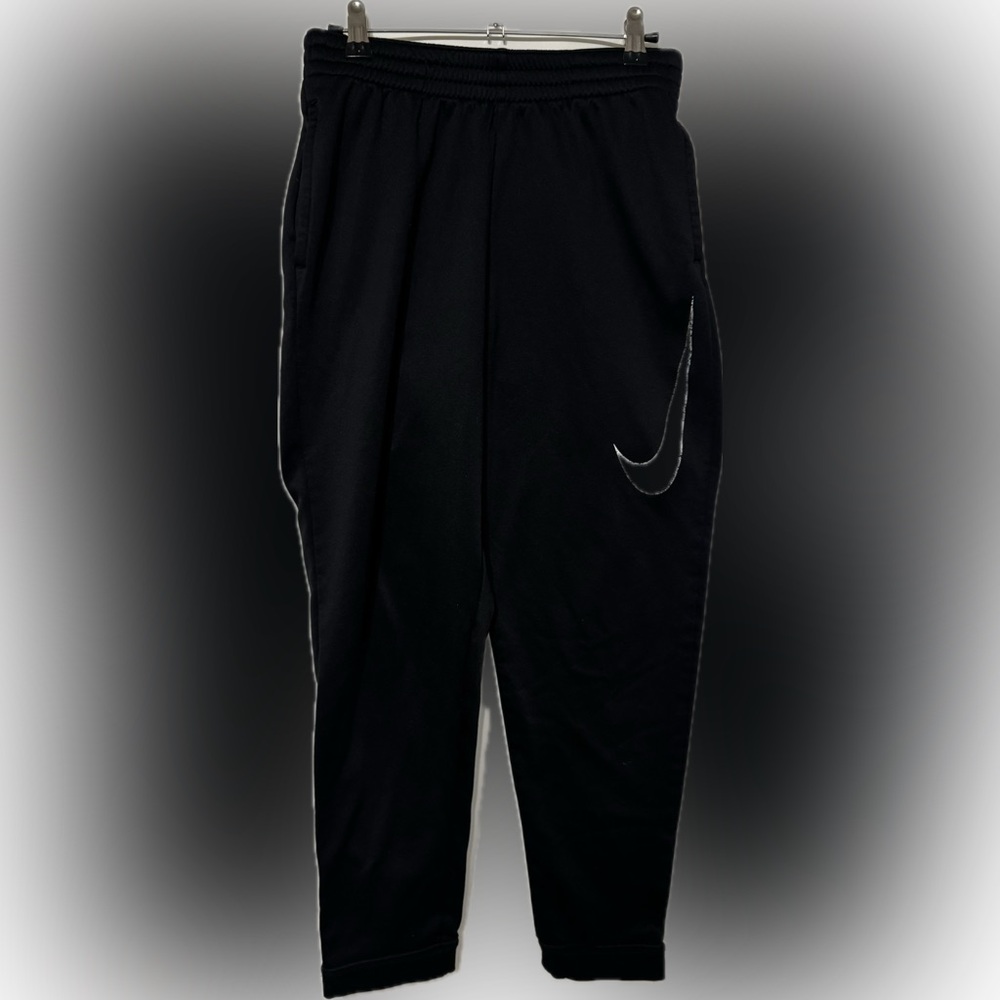 Nike Dri-FIT Black Jogger Sweatpants XL Standard Fit Swoosh Logo